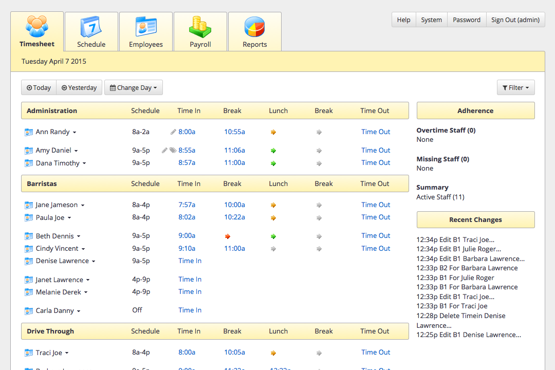 employee work scheduling software